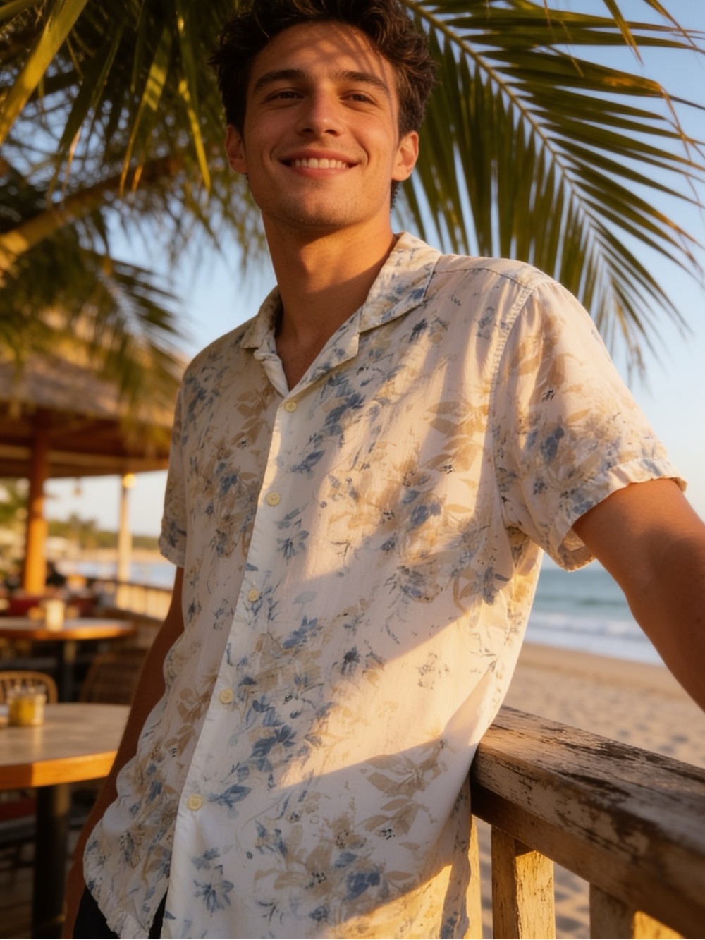 Abercrombie & Fitch Men's Short-Sleeve Resort Shirt XS